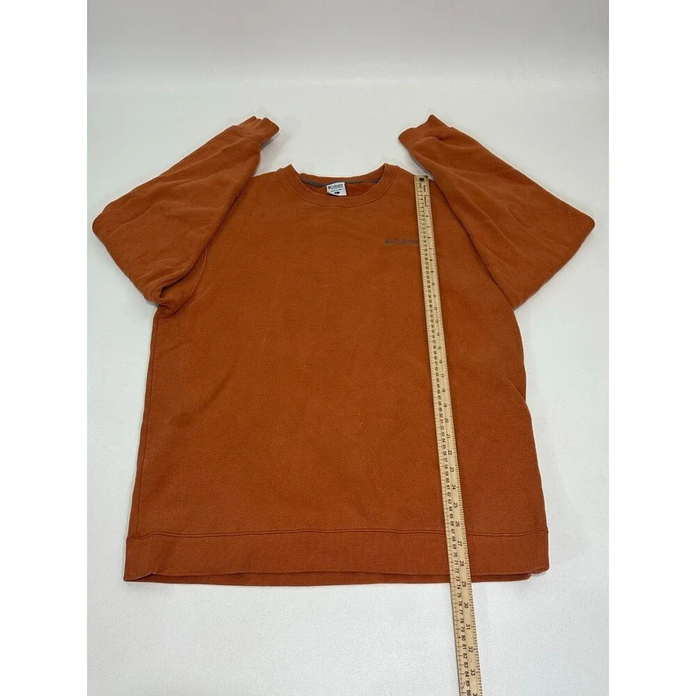 Columbia Men's Long Sleeve Sweater, Orange, Size XL‎